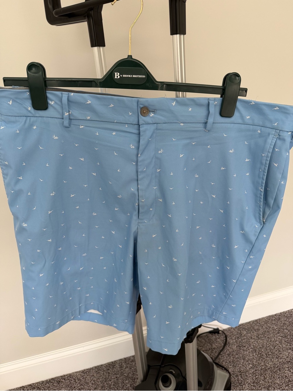 Walter Hagen Light Blue Printed Men's Shorts